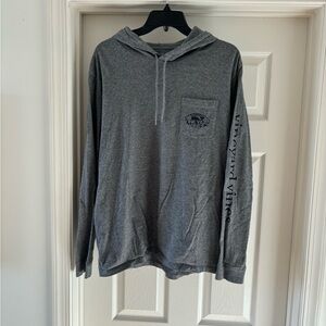 Men’s Gray Vineyard Vines Hoodie Size L